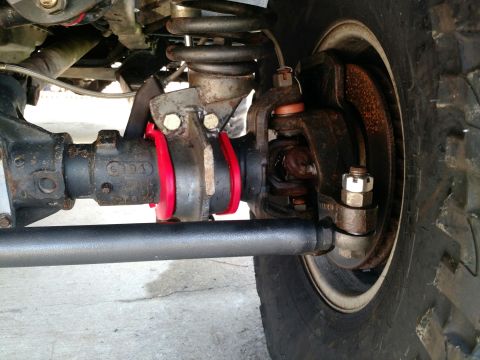 1992 Ford Bronco - This image shows the steering linkage and suspension of a vehicle, not a 1992 Ford Bronco.