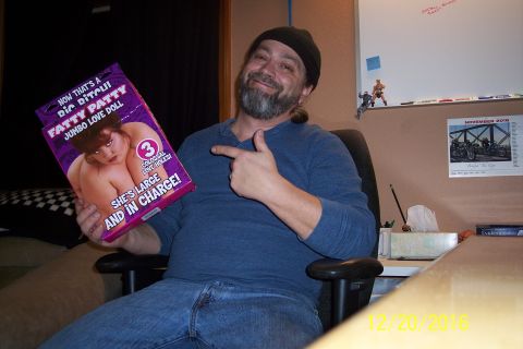 1989 Ford Bronco - A man proudly displays a novelty item he purchased, with a calendar showing November 2016 in the background.
