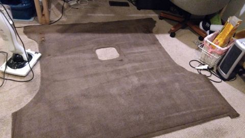 1996 Ford Bronco - Here it is pretty much all clean, I ended up doing the wheel-well carpeting and the mat infront of the rear seat also.