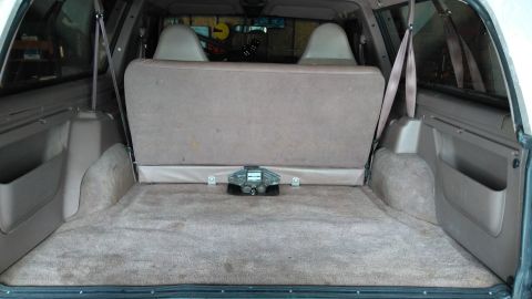 1996 Ford Bronco - How it turned out. I need to clean the carpet on the back of the rear seat but all is well. My little brother & sister say that the new spr…