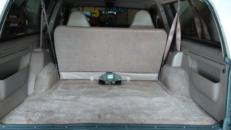 How it turned out. I need to clean the carpet on the back of the rear seat but all is well. My little brother & sister say that the new springs make for a more comfortable ride too so that's a plus.