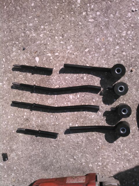 1996 Ford Bronco - i cut 2 links right past the end of the bend. the bend will make it easier to connect due to the slight offset