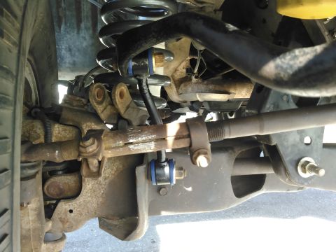 1996 Ford Bronco - front view of it installed. i should have added alittle bit more offset but it worked out good still. you can see that if you use the stock…