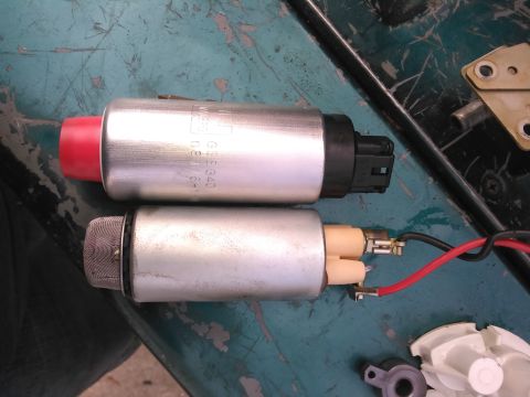 1996 Ford Bronco - i was hoping to reuse the housing of the pump and swap my Walbro 255lph pump into it. it was jsut too big and the electrical connector was…