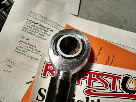 1992 Ford Bronco - A steering linkage part is shown with shipping information from RuffStuff Specialties.