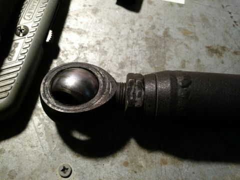 1992 Ford Bronco - old rod end. These were completely worn out, but served me pretty well for 10 plus years.
