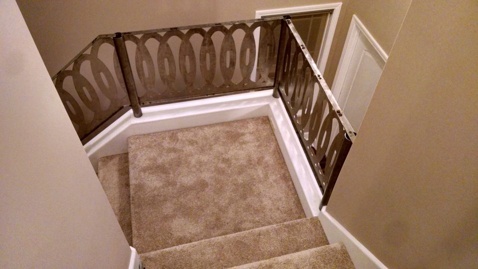 They're still not finished, but all the pieces are fitted & installed. But I still have to disassemble it all, clean up the scuffs & weld scorching, drill holes for the handrail screws, cut & paint the (temporary) handrail and permanently install everything.