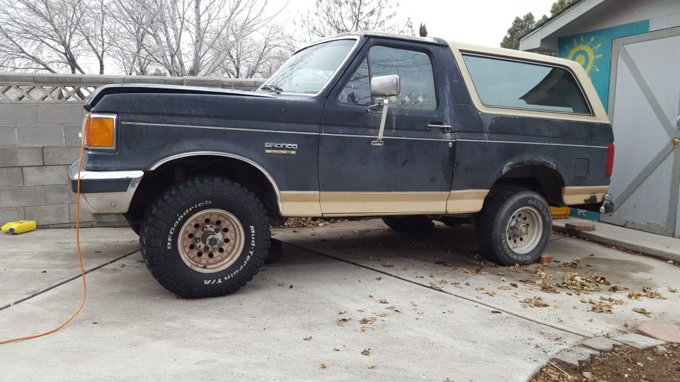 Already starting to look like a truck instead of a van