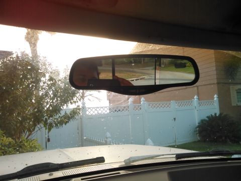 1990 Ford F-250 - my old mirror fell off and the new one came with the mounting tab so i just glued the new tab on. the original tab should be the same so th…