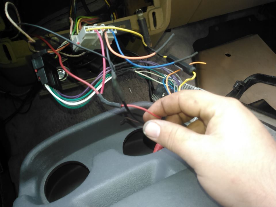 the ground can go to pretty much any ground of the truck. the power will need to be on a Key On power so its only on when the key is turned to On. i was lazy so i went to the stereo power (the red wire, not yellow) and the radio ground.
