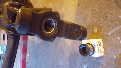1994 Ford Bronco - A detailed view of a vehicle component, possibly from a restoration project.