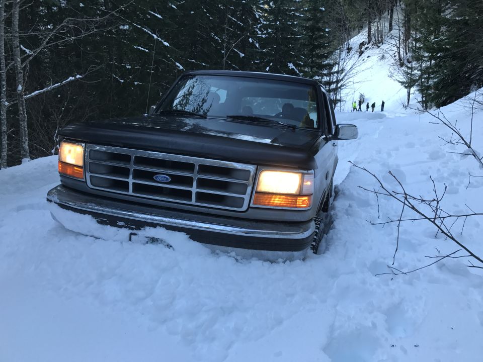Making a trail to Elk Lake