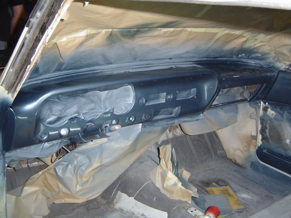 Last shot of the painted dash