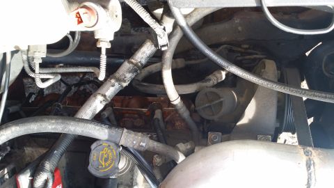 1996 Ford F-250 - Doing this from the top isn't really a viable option, if you don't want to pull the liners. Doable but not worth the headache to me.