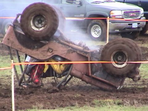 1994 Ford Explorer - Jim (from 4x4 Wars) rolls his jeep, this is not the first time we've seen him do this, He's a pro!