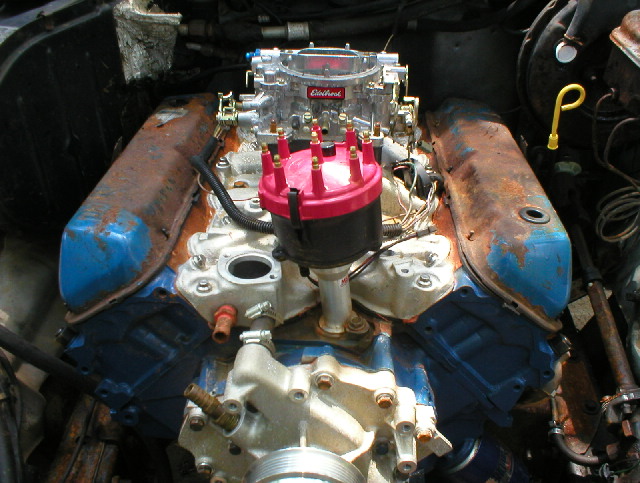 This is what happens when you install an engine and then cover the Bronco with a tarp for 3 weeks. =/