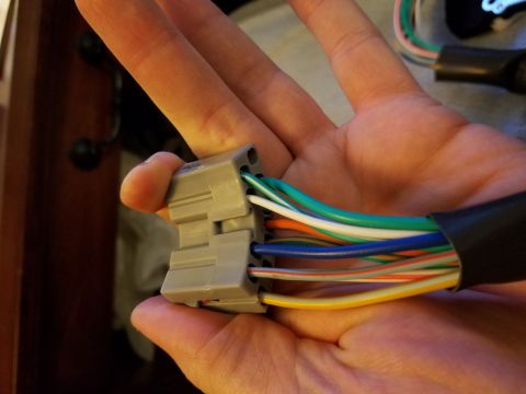 1979 Ford Bronco - Non-tilt column turn signal switch harness color / pin out for a 79 Bronco