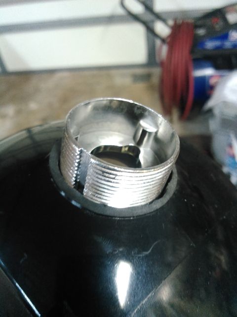 1996 Ford Bronco - the threads now fit through and there is plenty of threads for the lock ring and bulb retainer