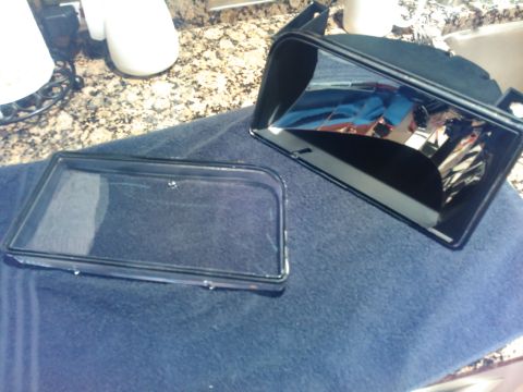 1996 Ford Bronco - using a pair of screwdrivers and a putty knife i worked at it slowly enough not to damage it but quickly enough so the glue doesn't re-hard…