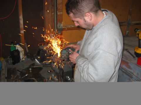 1989 Ford Bronco - Dave grinding away