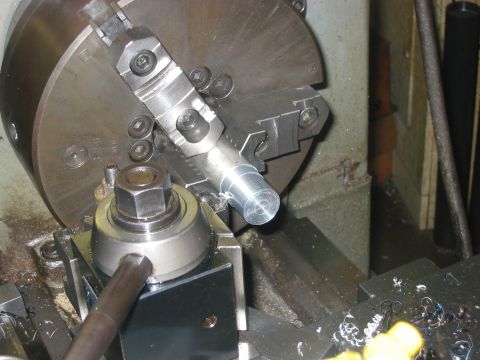 1989 Ford Bronco - Making the bushing...