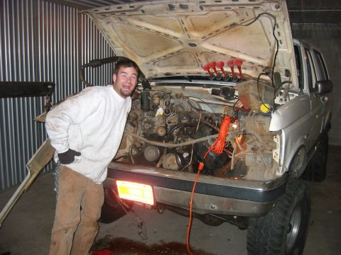 1989 Ford Bronco - Here is Ned...without him I wouldnt have been able to do this. He arranged for the 460 to be shipped to his shop Horsepower Unlimited, put…