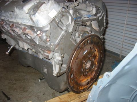1989 Ford Bronco - Freshly remanufactored 460 being mated to rebuilt C6...