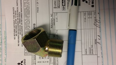 1996 Ford F-250 - F*** you Ford. A piece of metal that is the size of an egg costs that much....EGR tube fitting. At least this one looks like it is one piec…