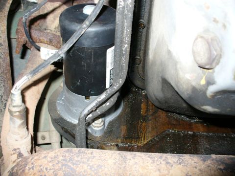1992 Ford Bronco - Coolant leak by starter & oil pan.