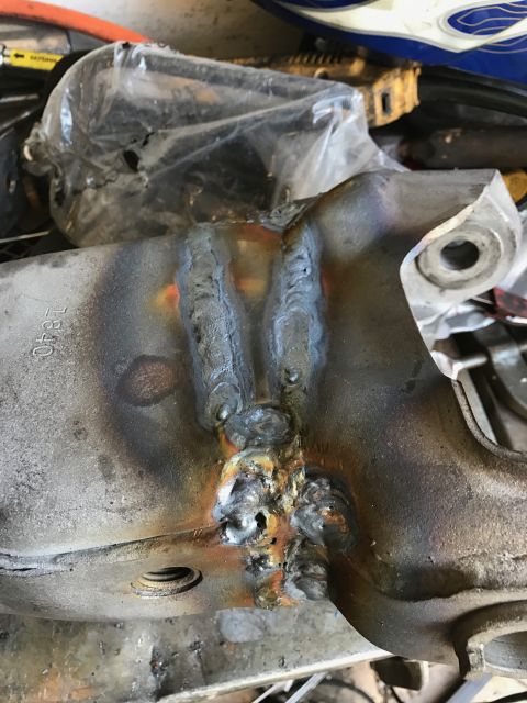 1996 Ford Bronco - This part shows fresh welds, indicating recent modification or repair work.