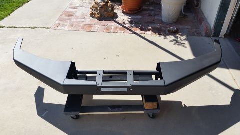 1992 Ford Bronco - Used Flat black Rust corrosion paint for the bumper. Turned out pretty good.