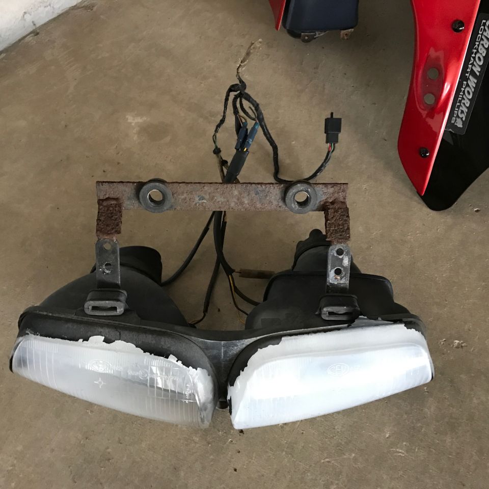 ZX9R Custom Headlights