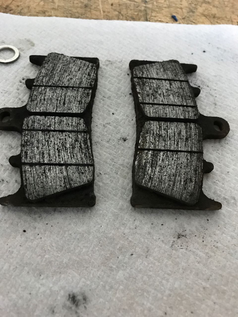 ZX9R Old Front Brake Pads