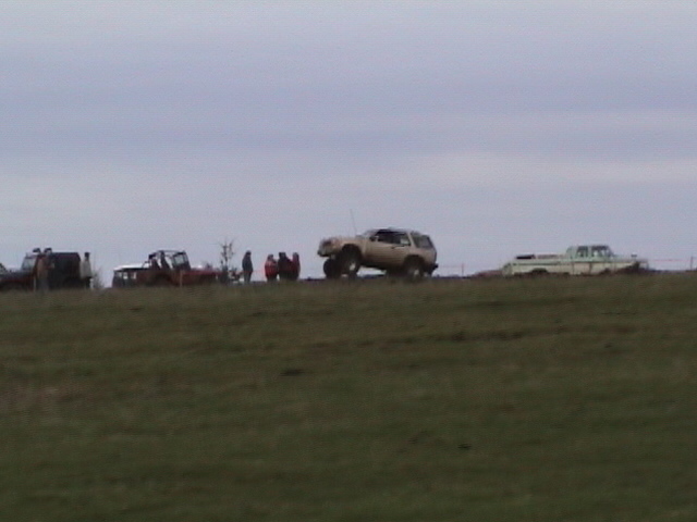 Girlpower4x4 on the back stretch of the obstacle course