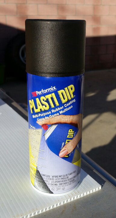 2015 Honda Fit - A can of Performix Plasti Dip multi-purpose rubber coating is shown.