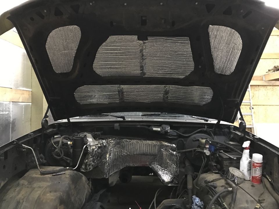 Painted the frame and installed some insulation, more to come