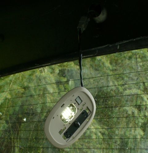 1992 Ford Bronco - Minivan cargo light, from a Windstar.