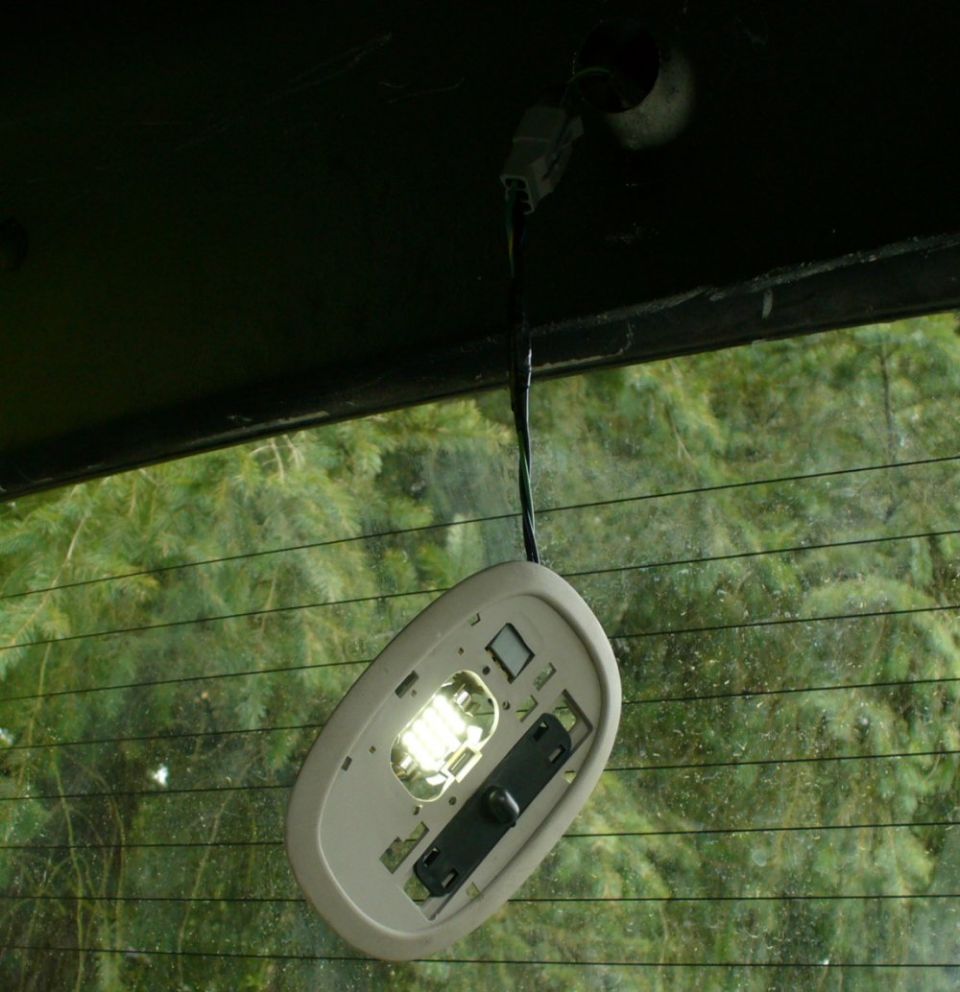 Minivan cargo light, from a Windstar.