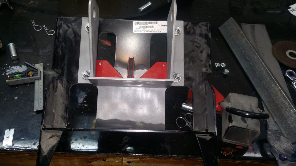 Sleeve hitch for gth52xls modifying for 2" receiver.