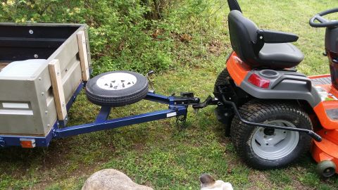 2007 Subaru Impreza - Craftsman sleeve hitch, welding on 2" receiver Gth52xls towing trailer