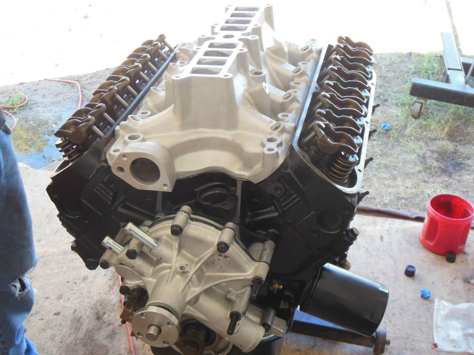 Finishing valve train assembly.