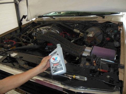 1984 Ford Bronco - I ran 10w-30 VR1 for about 6 months or so. couldnt hurt I figured. Now I run regular oil with a couple ounces of zinc additive. my spring p…