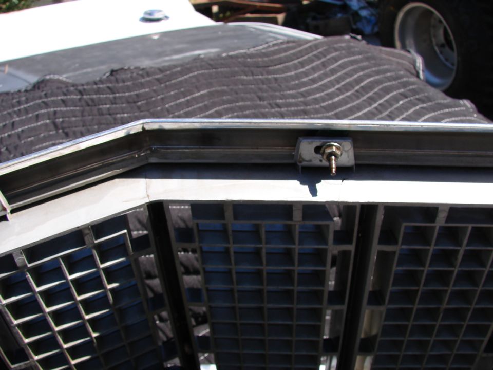 1973 Ford Ranchero grille with a toggle switch mounted above it
