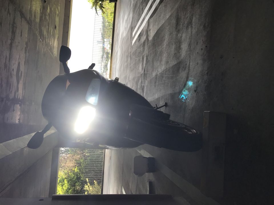 1998 ZX9R OPT7 LED High Beam Install Headlight On