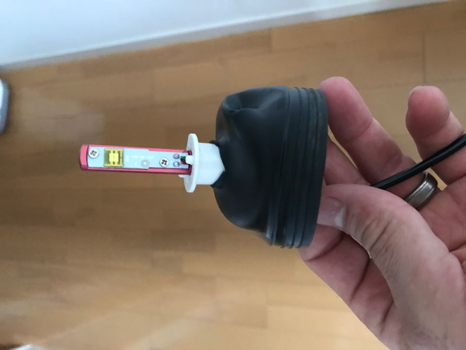1998 ZX9R OPT7 LED High Beam Install