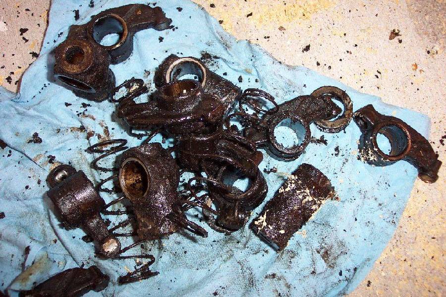 These are the rocker components we're using.  They came out of a '73 F100 that we bought for parts.  They're messy but otherwise in great shape.