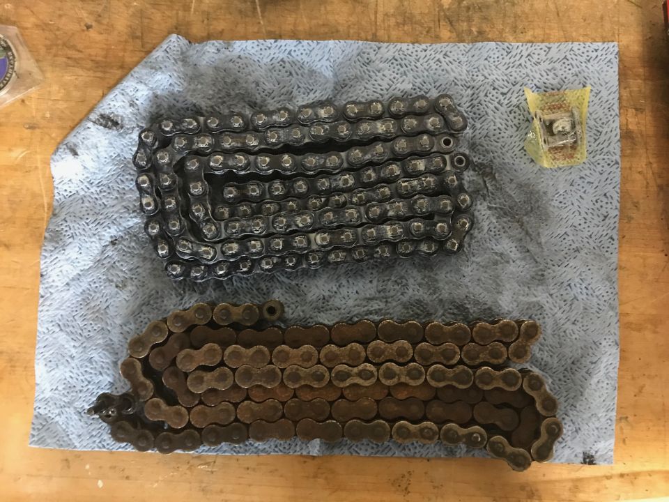 1998 ZX9R Vortex 525 Chain and Sprocket Install