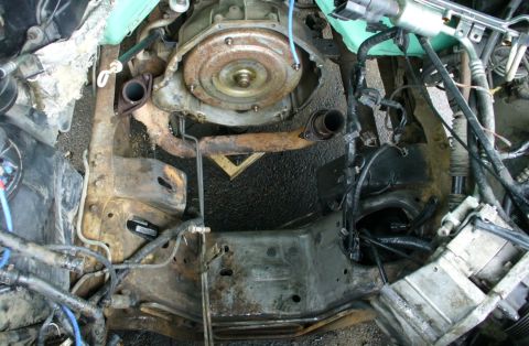 1992 Ford Bronco - Engine bay starting to sparkle.
