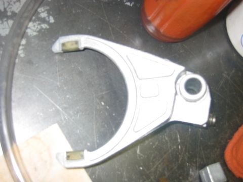 1989 Ford Bronco - Shift pads were worn out as well...cant see it from this pic however