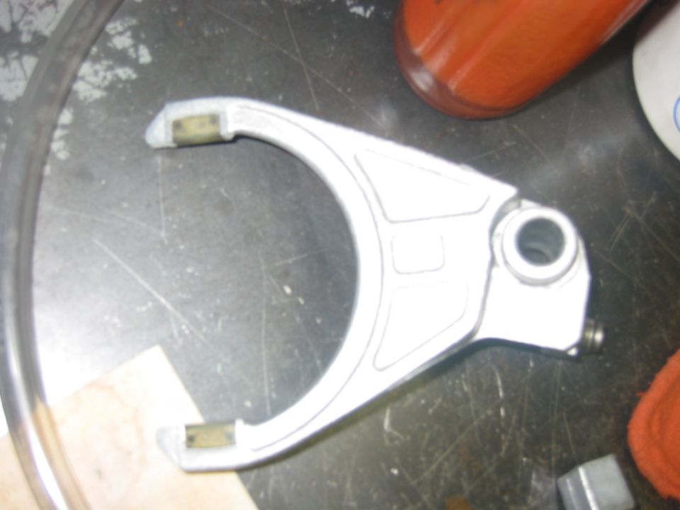 Shift pads were worn out as well...cant see it from this pic however